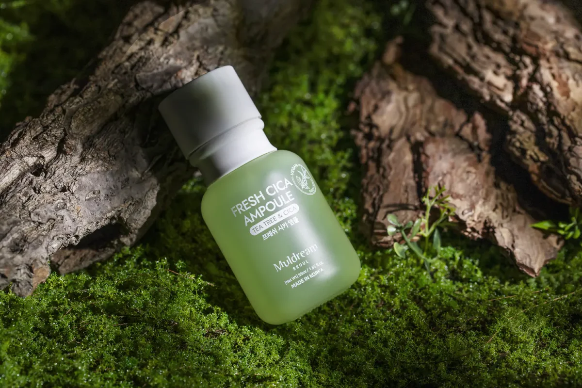 Vegan Green Mild Fresh Cica Ampoule - Imagen 4