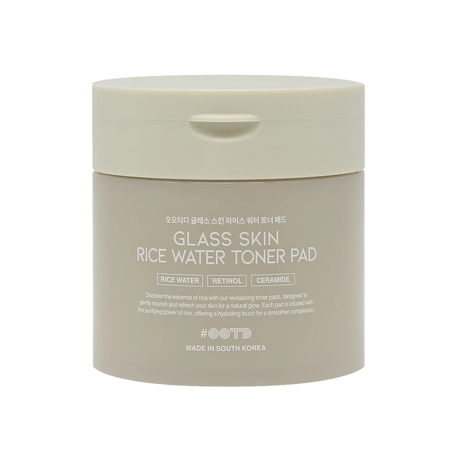 Glass Skin Rice Water Toner Pad OOTD Glass Skin Rice Water Toner Pads - Imagen 1