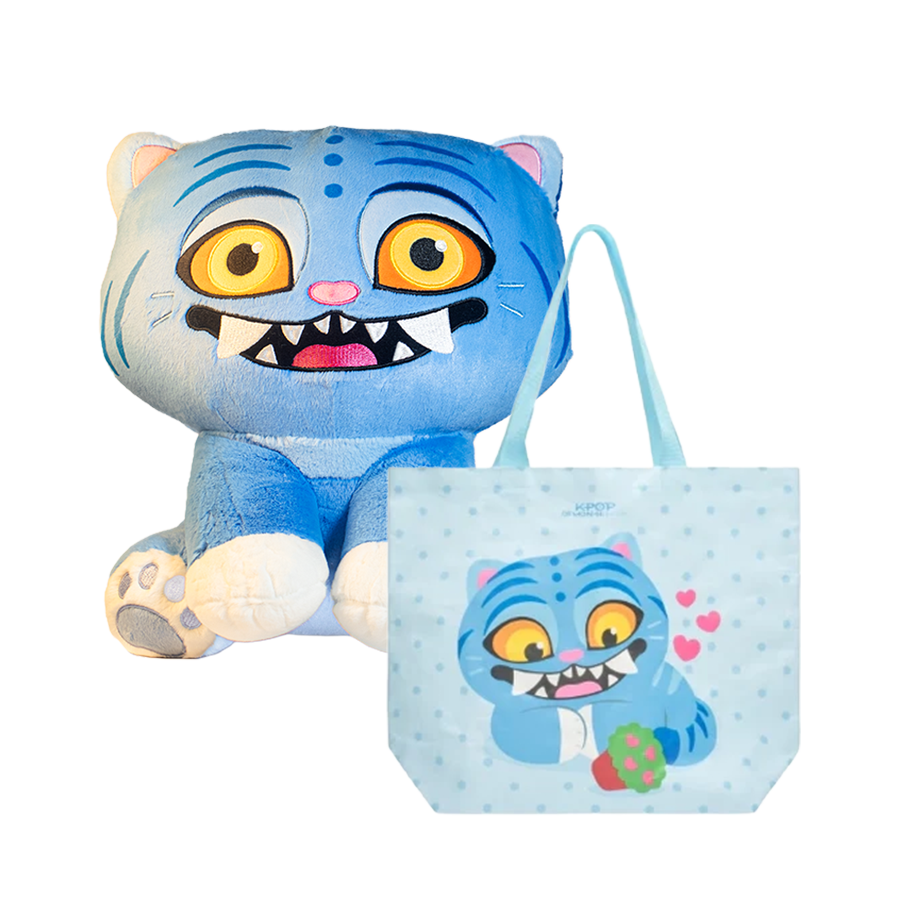 Peluche y Bolso de KPop Demon Hunters